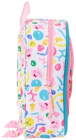 Παιδική Τσάντα Peppa Pig Μπλε Λευκό Ροζ 22 x 27 x 10 cm 3D