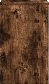 vidaXL Βάσεις Φυτών 2Τεμ. Καπνιστή Δρυς 30x30x50εκ. Επεξεργασμένο Ξύλο