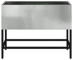 vidaXL Υψωμένος Κήπος 60x26x45 εκ Γαλβανισμένο Ατσάλι