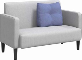vidaXL Μαξιλάρι Πλάτης Μπλε τζην 60 x 24 x 50 εκ ύφασμα