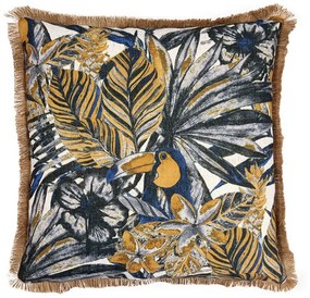 FOLIAGE ΔΙΑΚΟΣΜΗΤΙΚΟ ΜΑΞΙΛΑΡΙ POLYESTER ΠΟΛΥΧΡΩΜΟ 45x45cm - 023398 - 023398