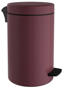 Κάδος Απορριμμάτων 12lt 12-090-153 Matte Bordeaux Pam&Co Stainless Steel