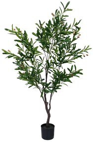 Διακοσμητικό φυτό Olive tree I σε γλάστρα Inart πράσινο pp Υ150εκ