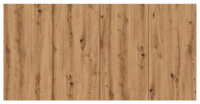 Κεφαλάρι κρεβατιού Δρυς τεχνίτης 160x1,5x80 cm - Καφέ