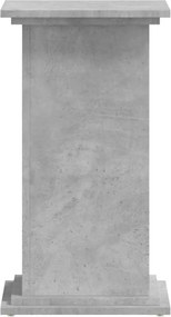 vidaXL Βάσεις Φυτών Γκρι Σκυρ. 33x33x60 εκ. Επεξεργασμένο Ξύλο