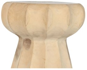 Βοηθητικό Τραπέζι Home ESPRIT Φυσικό 30 x 30 x 45 cm