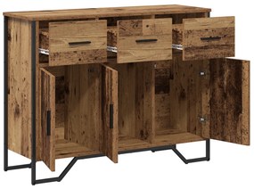 vidaXL Μπουφές Παλιού Ξύλου Οξιάς 97x32.5x74.5 εκ. Κατασκευασμένο Ξύλο