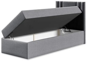 Επενδυμένο κρεβάτι Mini 2-Leuko-90 x 200-Deksia