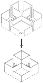 vidaXL Κήπος Γλάστρα 80x80x48 εκ Ανοξείδωτο ατσάλι