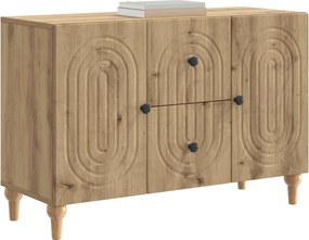 vidaXL Ντουλάπι TV Artisan Δρυς 89 x 34,5 x 60 εκ. Επεξεργασμένο Ξύλο