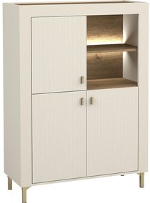 Μπουφές Mossa με φωτισμό LED-Mpez - 97.00Χ40.00Χ136.00cm