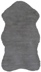 Χαλί Lapin Skin 04 Animal Shape Grey Βιοκαρπέτ 60X220cm