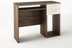 Παιδικό γραφείο σε χρώμα καρυδί-εκρού 100x55x80