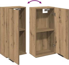 vidaXL Ντουλάπι Μπάνιου Επιτοίχιο Artisan Δρυς 32 x 20 x 67 εκ.