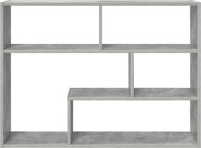 vidaXL Ράφι Τοίχου Επιτοίχιο Γκρι 95 x 20 x 69,5 εκ.