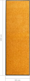 vidaXL Πατάκι Εισόδου Πλενόμενο Πορτοκαλί 60 x 180 εκ.