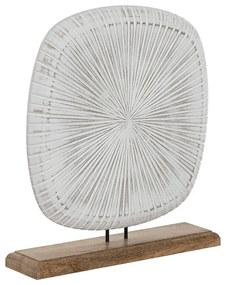 Διακοσμητική Φιγούρα Home ESPRIT Λευκό Καφέ Σύγχρονη 30 x 8 x 34 cm