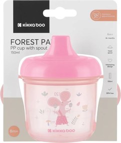 Ποτήρι Εκπαιδευτικό 150ml Kikka Boo Forest Party Pink