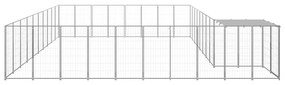 Σπιτάκι Σκύλου Ασημί 25,41 μ² Ατσάλινο   - Ασήμι