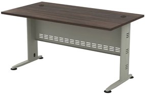 COMPACT Γραφείο Απόχρωση Γκρι - Σκούρο Καρυδί  150x80x75cm ΕΟ981,1