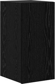 vidaXL Τηλεοπτική Κάβα Τοίχου 3 pcs 100 x 30 x 30 cm Μαύρη Οξυά