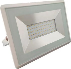 V-TAC Στεγανός Προβολέας IP65 Ισχύος 50W με Φυσικό Λευκό Φως 3000K σε Λευκό χρώμα (SKU5961)