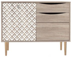 Κομότα Home Fylliana Sonoma 90x39.5x75 εκ. 90x39.5x75 εκ.