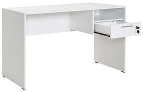 Γραφείο Concept Megapap σε χρώμα λευκό 120x60x75εκ.