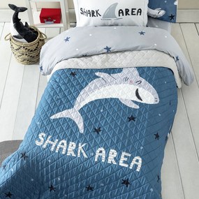 Κουβερλί Μονό (160x220) 2 Όψεων Nima Shark Area