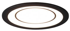 Φωτιστικό Σποτ Χωνευτό Trio Lighting Core 652610132 Μαύρο Ματ