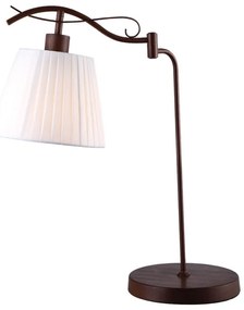 Επιτραπέζιο Φωτιστικό T9423-1 77-2232 Hana Brown Rusty Homelighting Μέταλλο,Ύφασμα