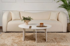 Coffee Table Moira - Wood White Wood White