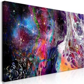Πίνακας - Colourful Galaxy (1 Part) Wide - 60x30