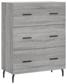 vidaXL Ντουλάπι Γκρι Sonoma 69,5 x 34 x 90 εκ. από Επεξεργασμένο Ξύλο
