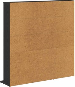 vidaXL Ντουλάπα CD Μαύρη Δρυς 96 x 23,5 x 97,5 εκ. Επεξεργασμένο Ξύλο