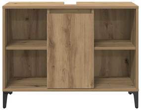 vidaXL Σετ Επίπλων Μπάνιου 3 pcs Artisan Oak Επεξεργασμένο ξύλο