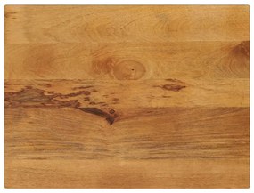 Επιφάνεια Τραπεζιού Ορθογώνια 80x70x2,5 εκ. Μασίφ Ξύλο Μάνγκο
