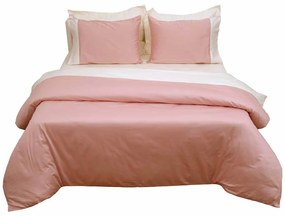 Πάπλωμα Υπέρδιπλο (220x240) 2 Όψεων Anna Riska Luxury Bicolour Blush Pink/Ivory