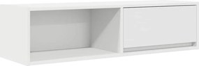 ντουλάπι τηλεόρασης vidaXL Λευκό 100x31x25,5 cm Ξύλινη κατασκευή