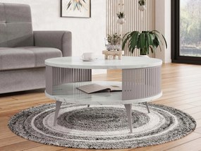 Τραπεζάκι σαλονιού Roenni III-Leuko Marmaro