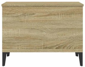 vidaXL Τραπεζάκι Σαλονιού Sonoma Δρυς 60x44,5x45εκ. Επεξεργασμένο Ξύλο