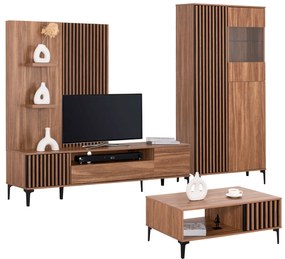 ΣΥΝΘΕΣΗ ΣΑΛΟΝΙΟΥ 3ΤΜΧ HARRY HM21092 ΤΡΑΠΕΖΙ ΣΑΛΟΝΙΟΥ-ΕΠΙΠΛΟ TV-ΒΙΤΡΙΝΑ (1 Τεμμάχια)