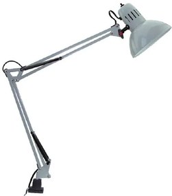 Φωτιστικό Γραφείου Office με Σφιγκτήρα - Γκρι