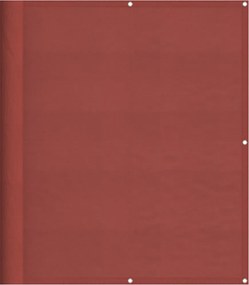vidaXL Σήτα Μπαλκονιού Τερακότα 120x1000 εκ. 100% Πολυεστέρας Oxford