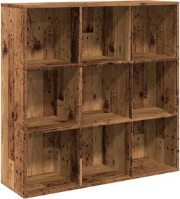 vidaXL Βιβλιοθήκη Παλιό Ξύλο 98 x 29 x 97,5 εκ.