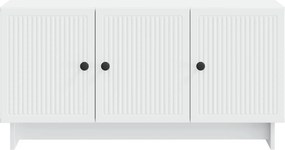 vidaXL Ντουλάπι TV Λευκό 99 x 34,5 x 50 εκ. Επεξεργασμένο Ξύλο