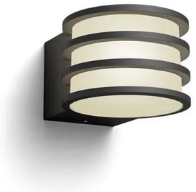 Έξυπνο Φωτιστικό Τοίχου Απλίκα Led Ε27 9W IP44 Ανθρακί Hue W Lucca 915005561201 Philips Hue-915005561201-Ανθρακί 915005561201