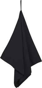 vidaXL Αθλητικές Πετσέτες 2 pcs Μαύρο 100 x 50 cm