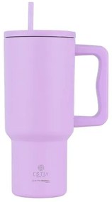 Estia Θερμός Ποτήρι Straw Tumbler XL 900ml Save The Aegean Lavender Purple 01-32159