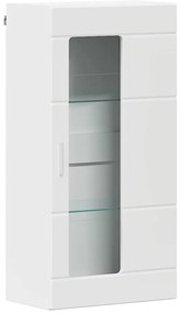 vidaXL Σετ επίπλου τηλεόρασης με συρτάρι Λευκό Επεξεργασμένο ξύλο